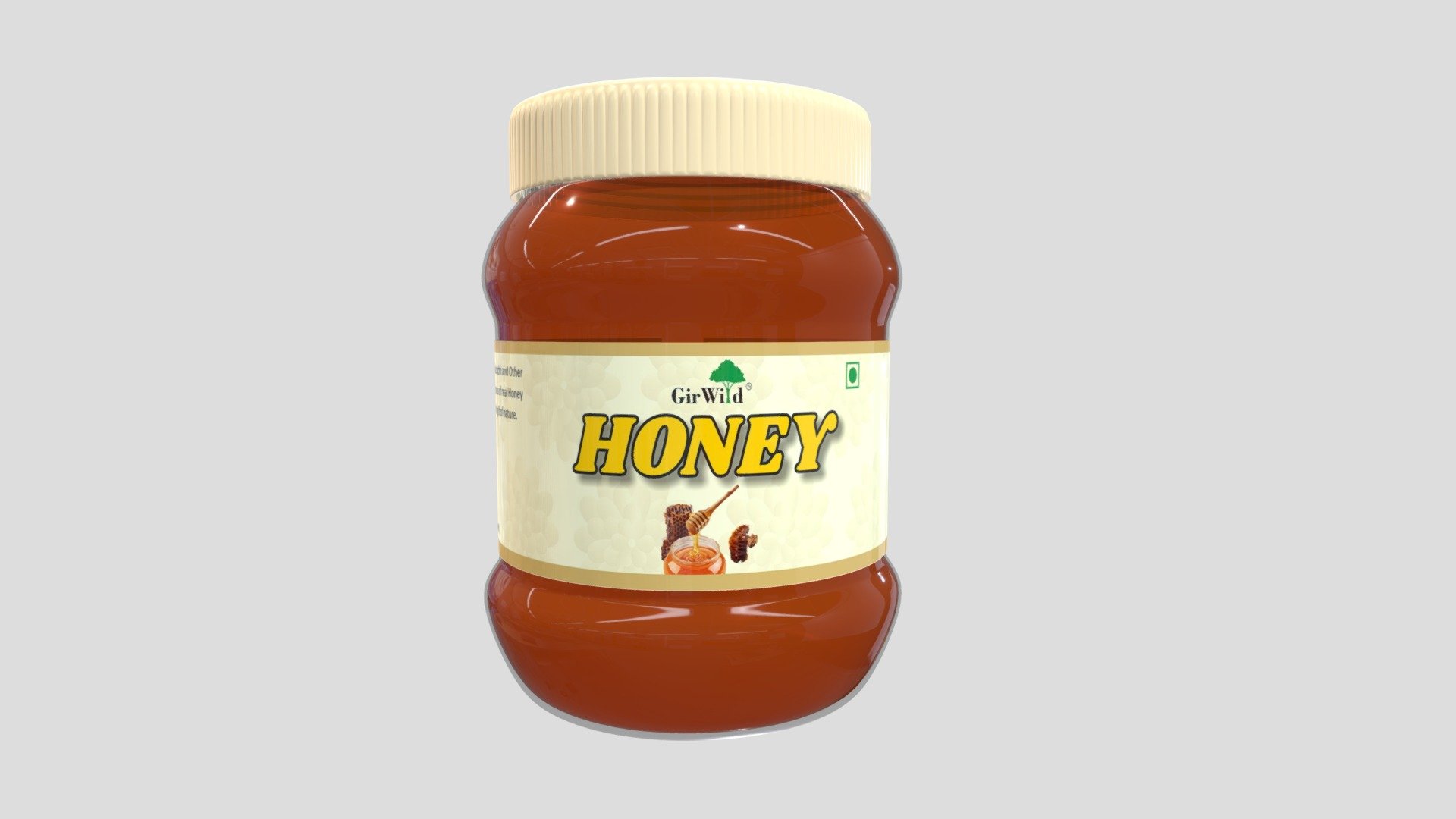 Gir Wild Honey 1KG 3d model