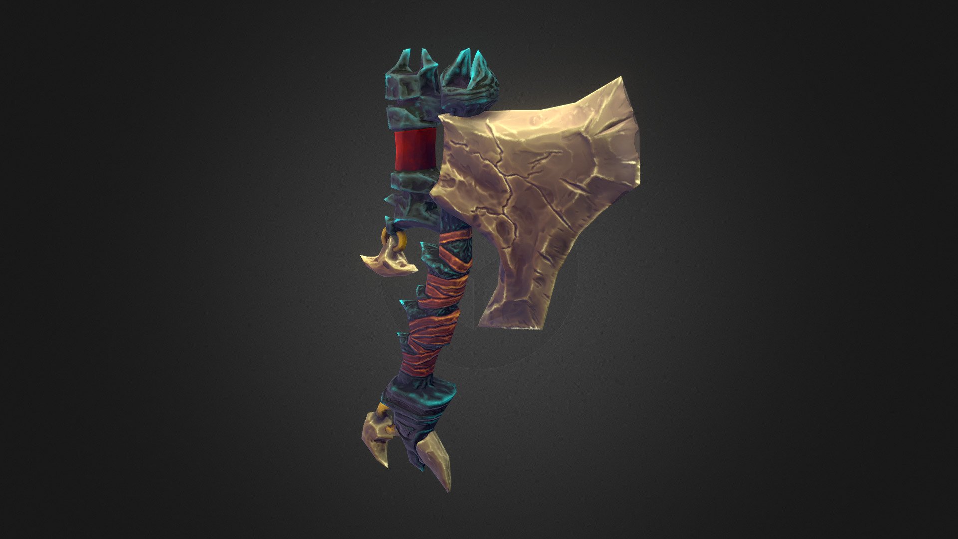 Bone Axe 3d model