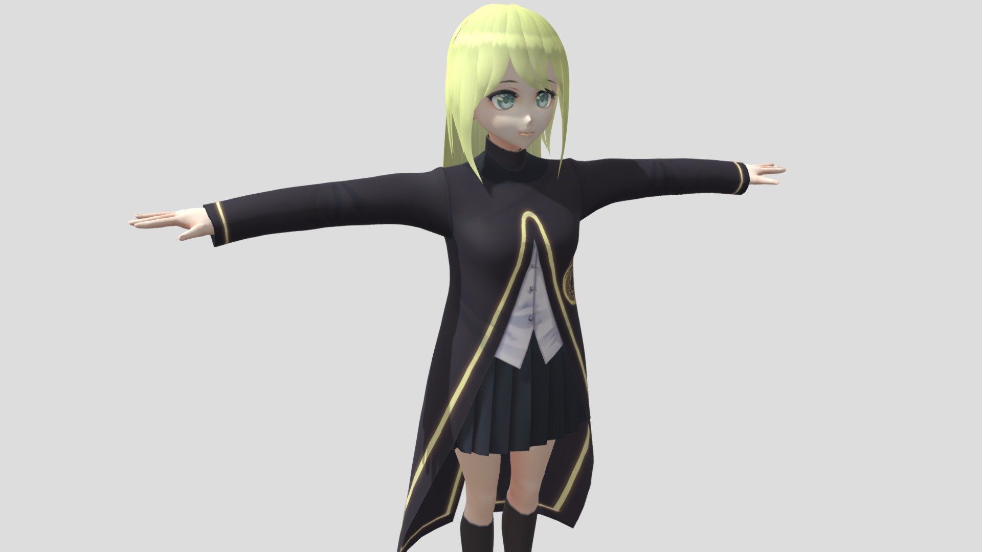 【Anime Character】Regina (Majo/Unity 3D) 3d model