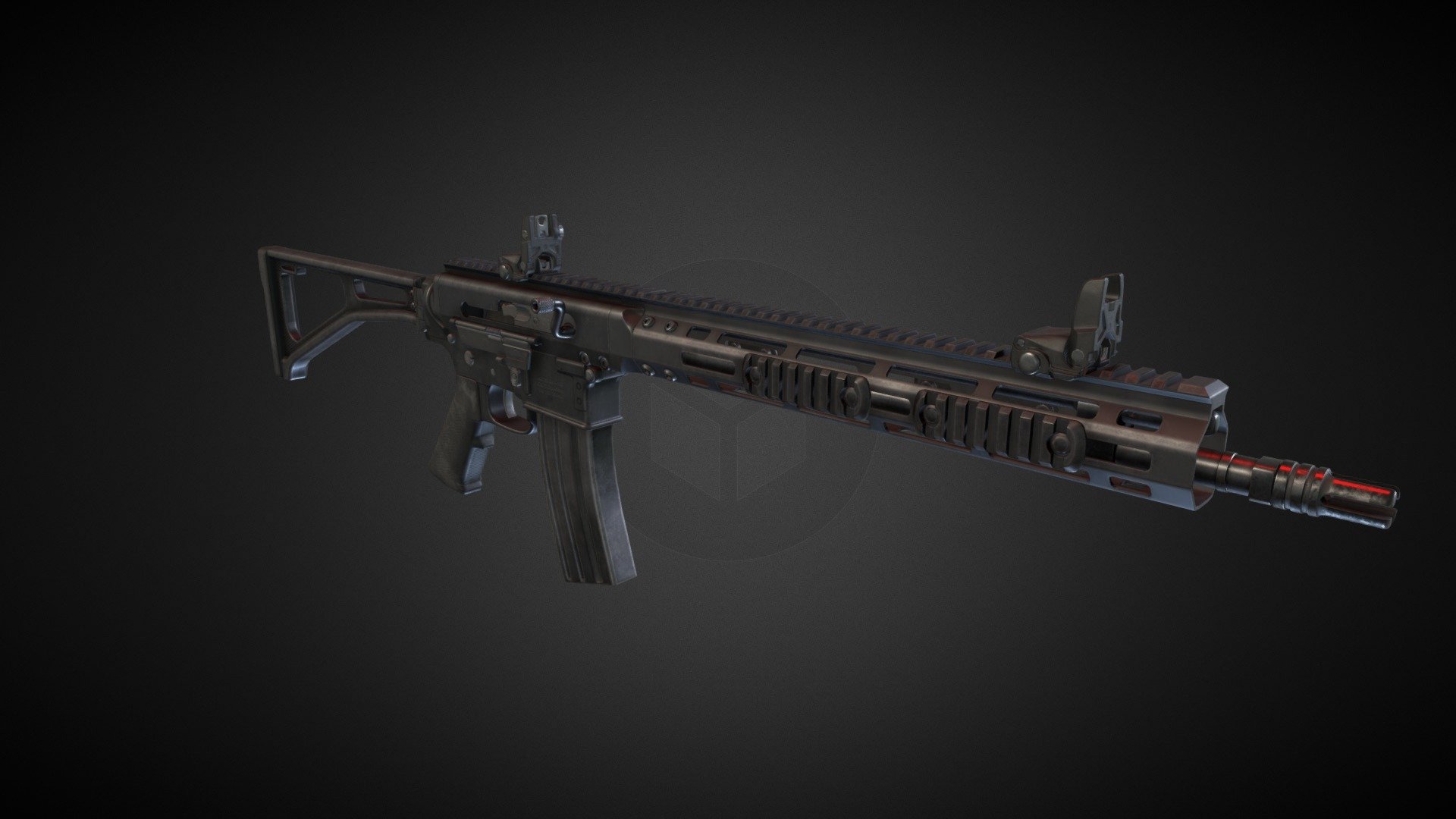 BRN180 Rifle 3d model