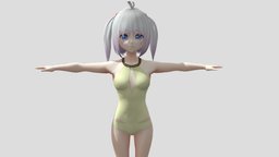 【Anime Character】Nana (Swimsuit/Unity 3D)