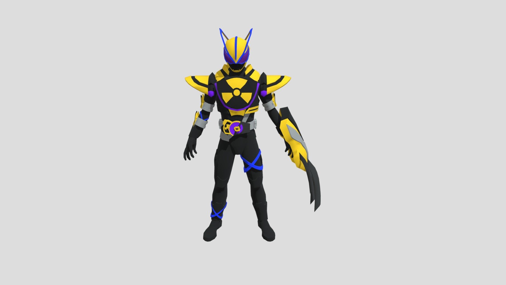 Kamen rider lynexs 3d model