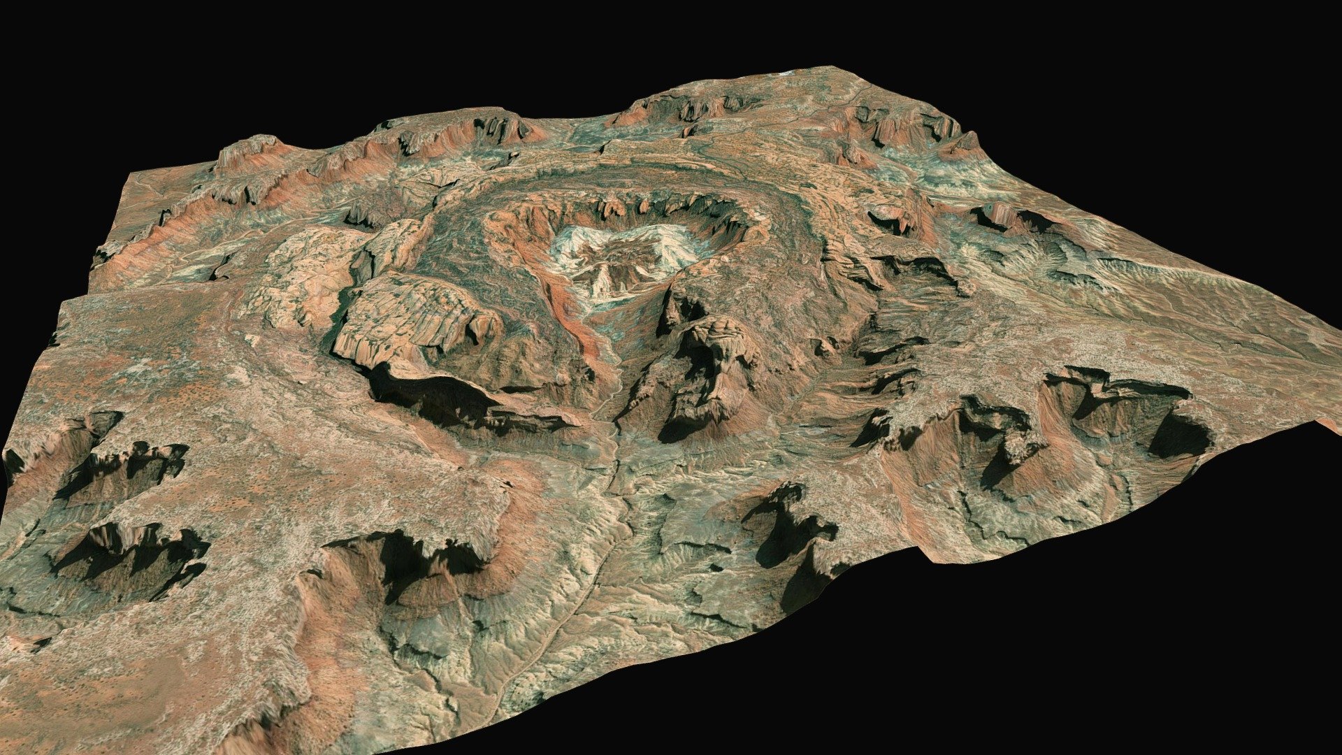 Upheaval Dome, USA 3d model