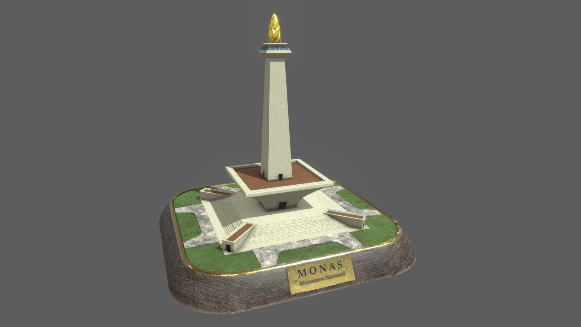 Monas Figurine 3d model