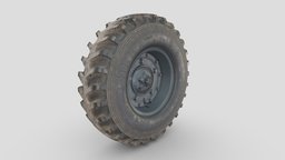 3d model-Schwimmwagen Wheel_Gray.