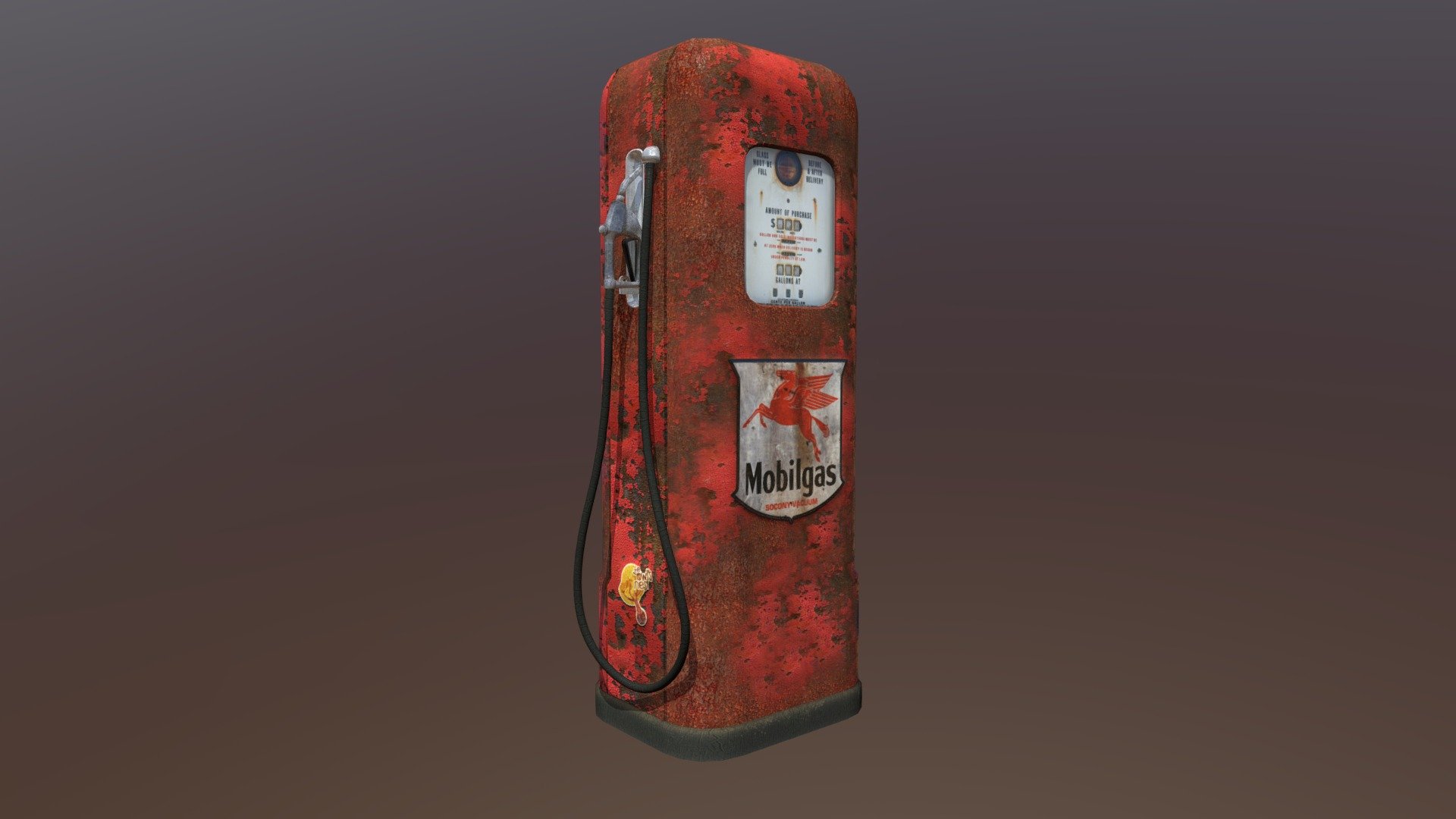 Gas Pump 3d model