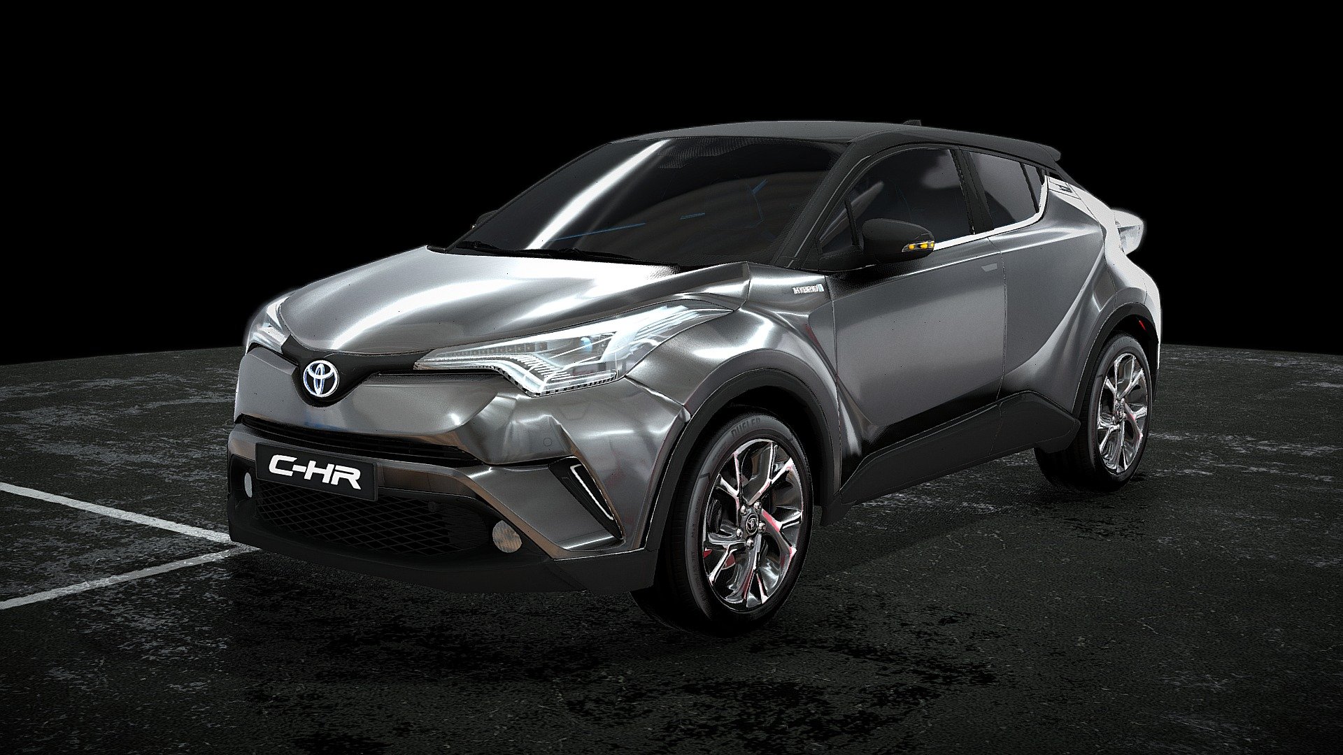 Toyota CHR 3d model