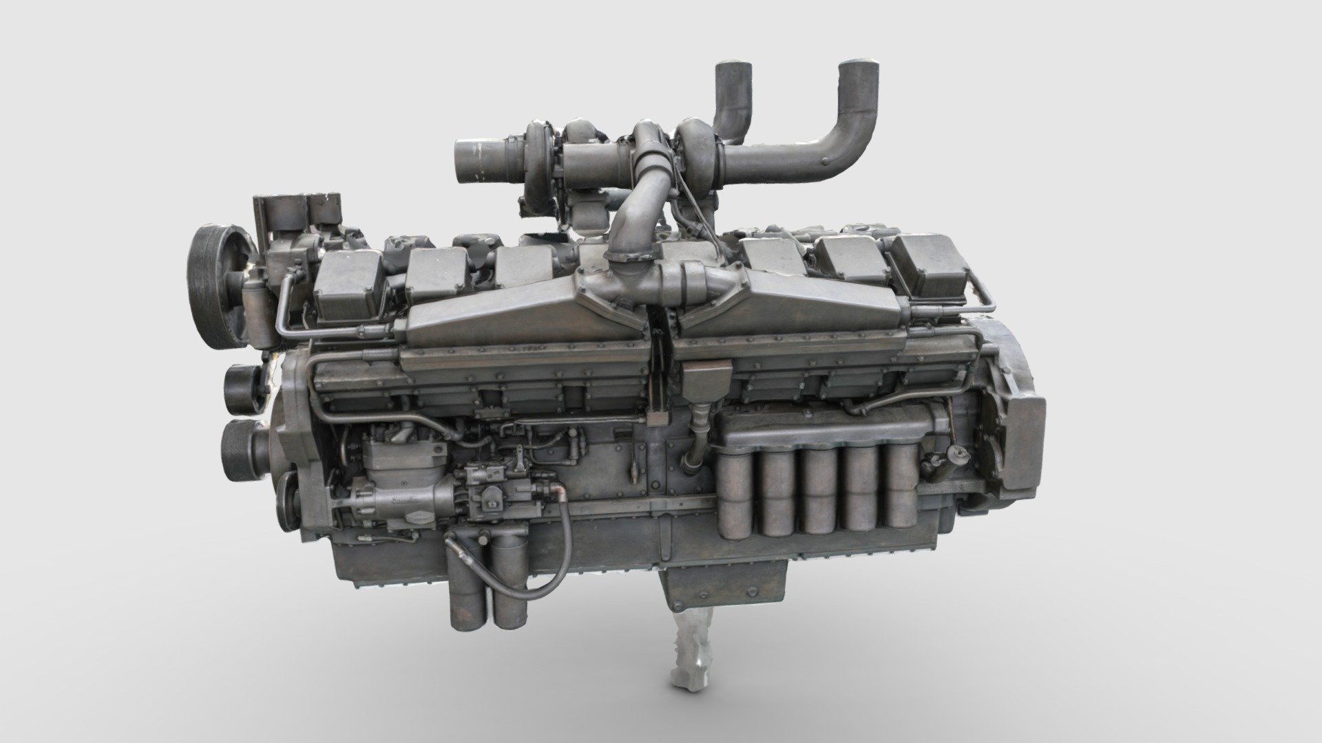 Cummins Engine Display, Columbus IN 3d model