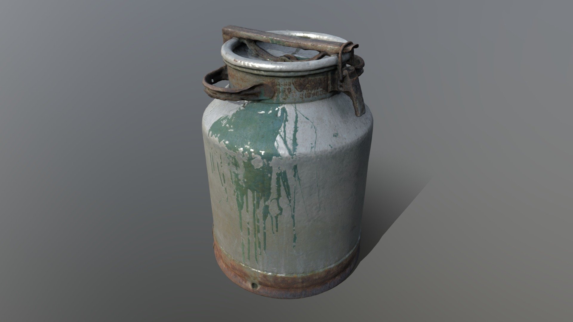 Milk Canister 3d model