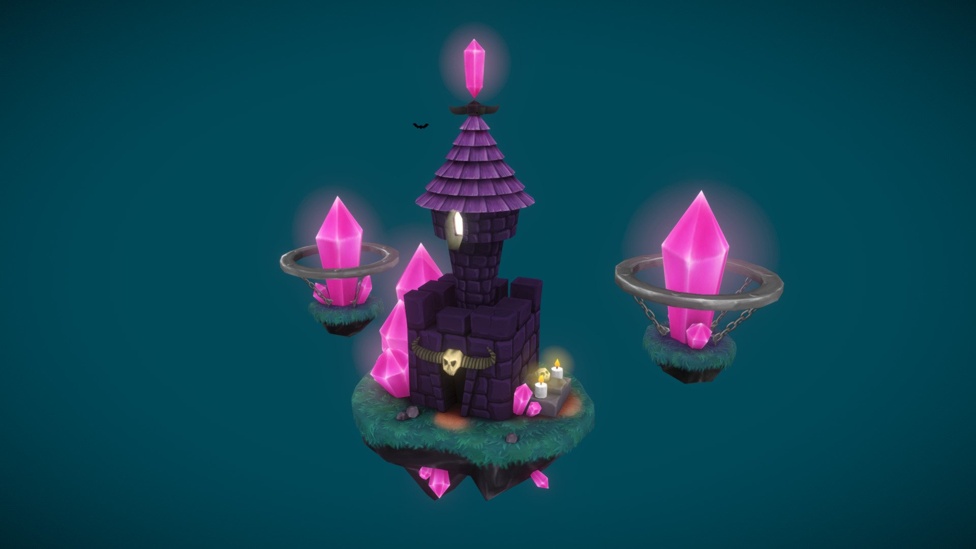 Demonologists castle 3d model