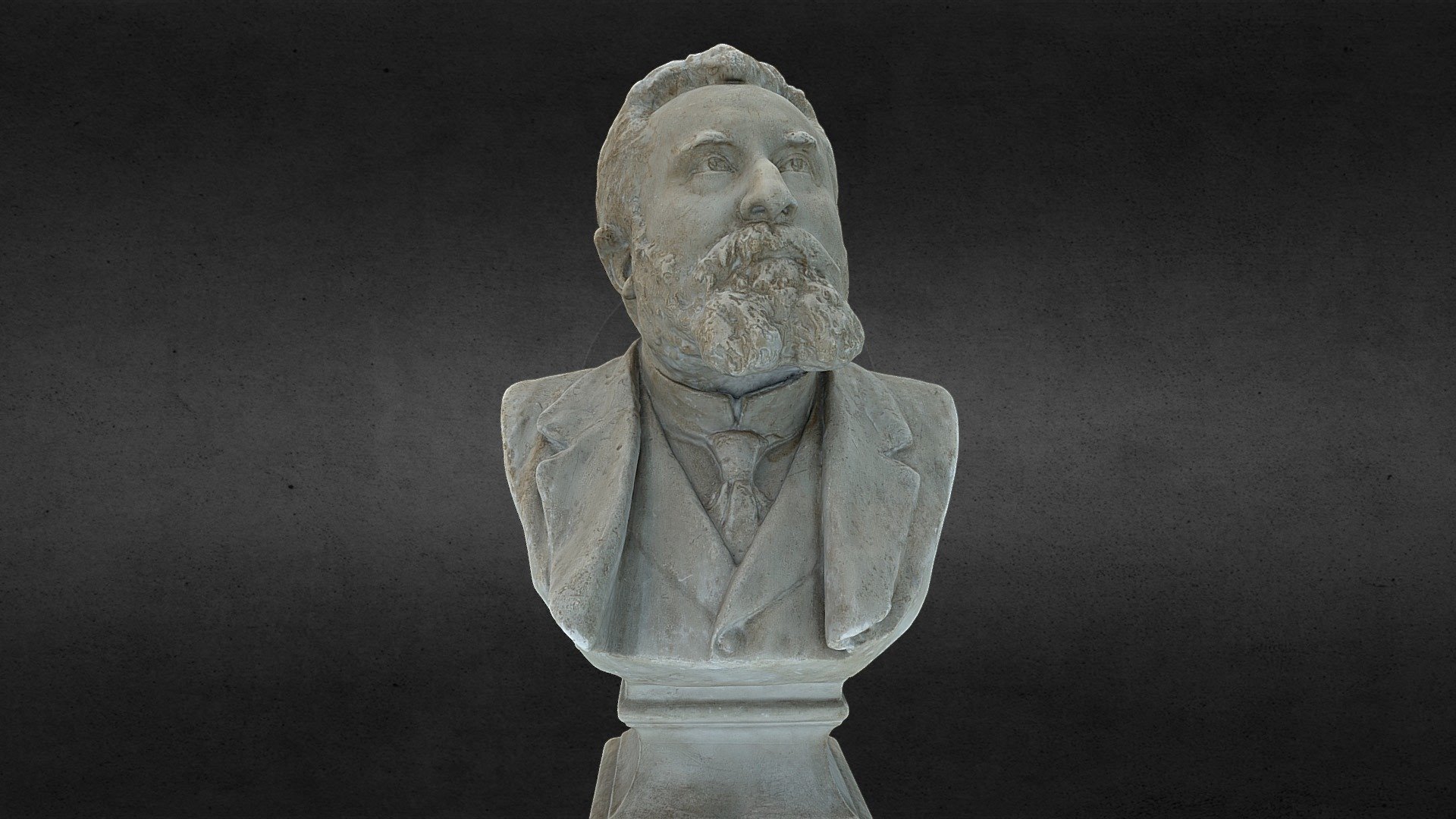 Buste de Jean Jaurès, Castres (81) 3d model