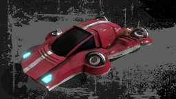 Cyber City Cruiser | Space Ship | Game Model