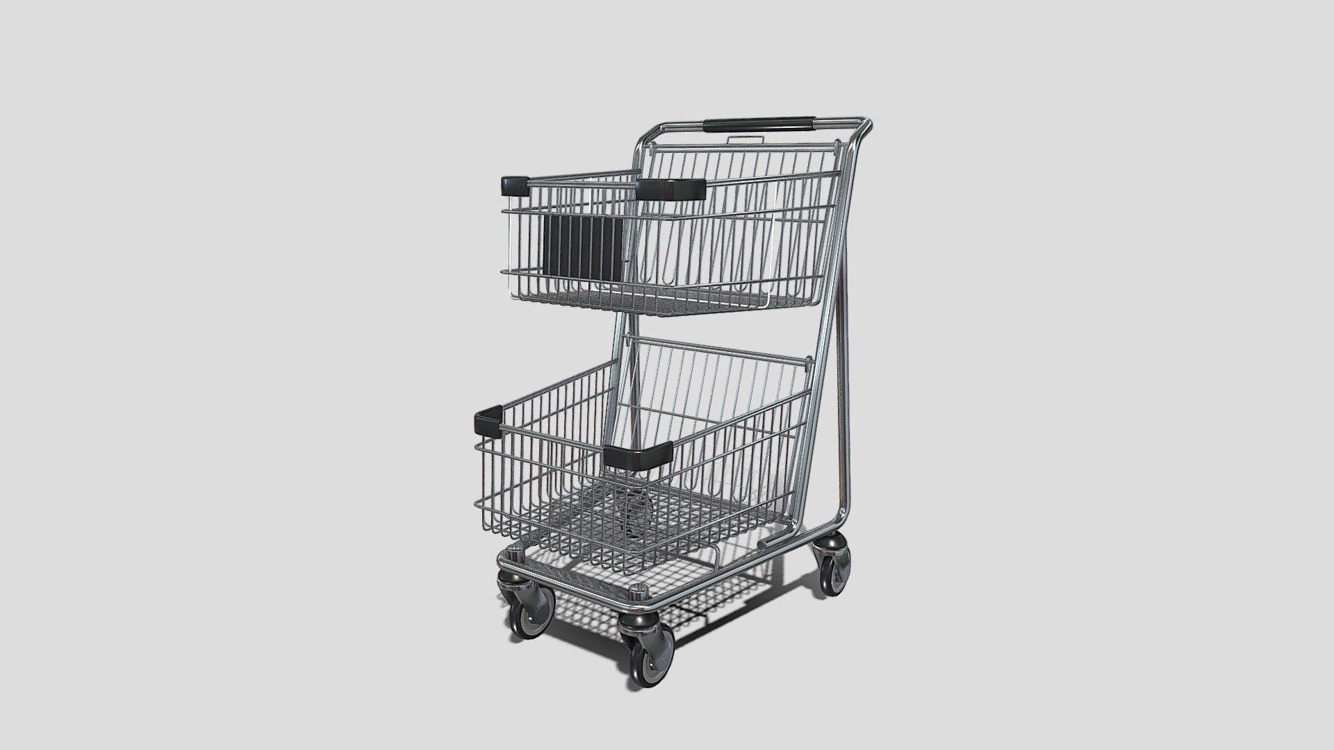 Shopping_cart_v9_obj 3d model