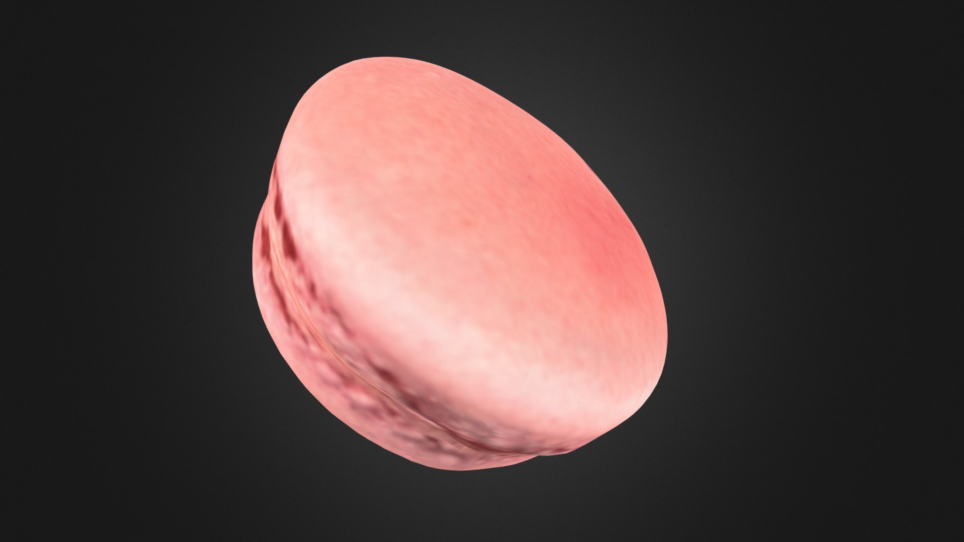 The Strawberry Macaron 3d model