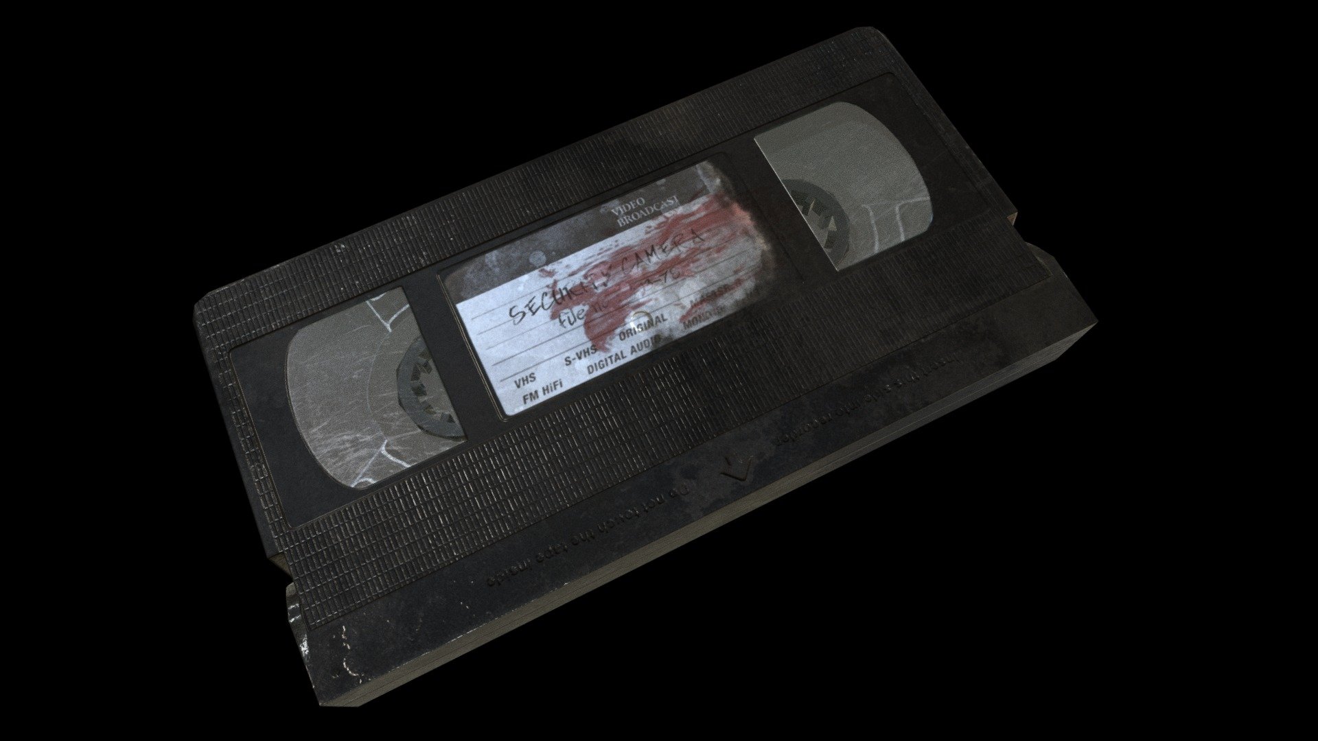 VHS Casette 3d model