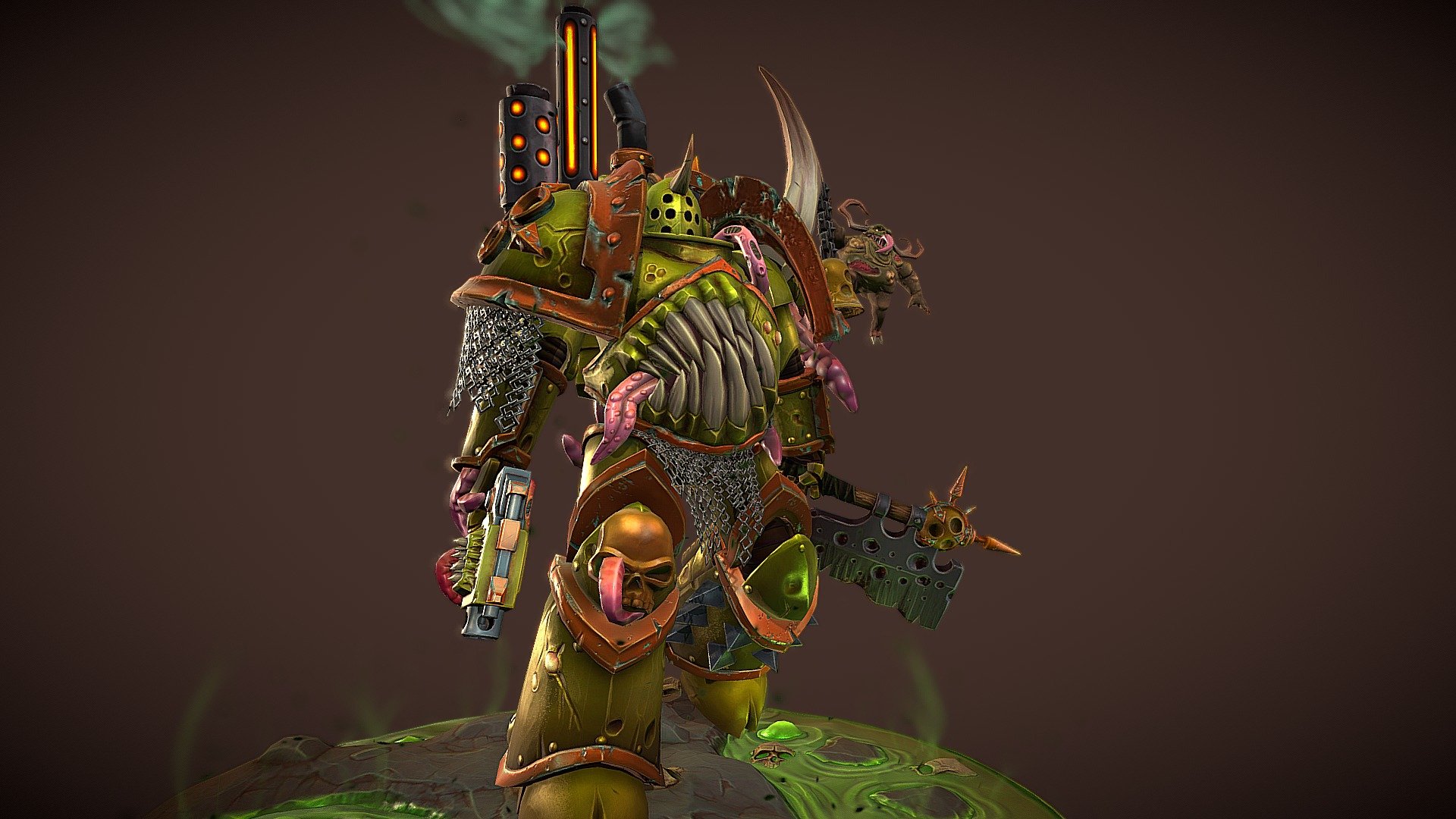 Plague Marine 3d model