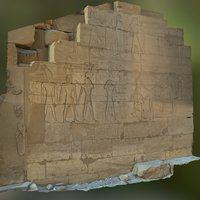 Ramesseum coronation scene (.obj)