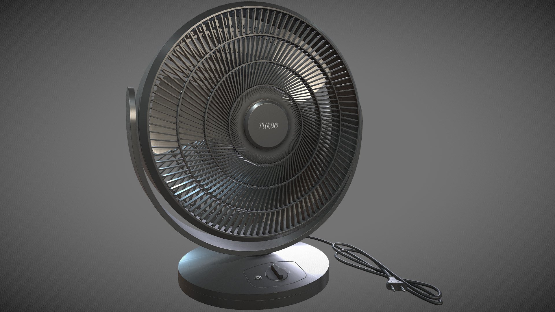 Table Fan 3d model