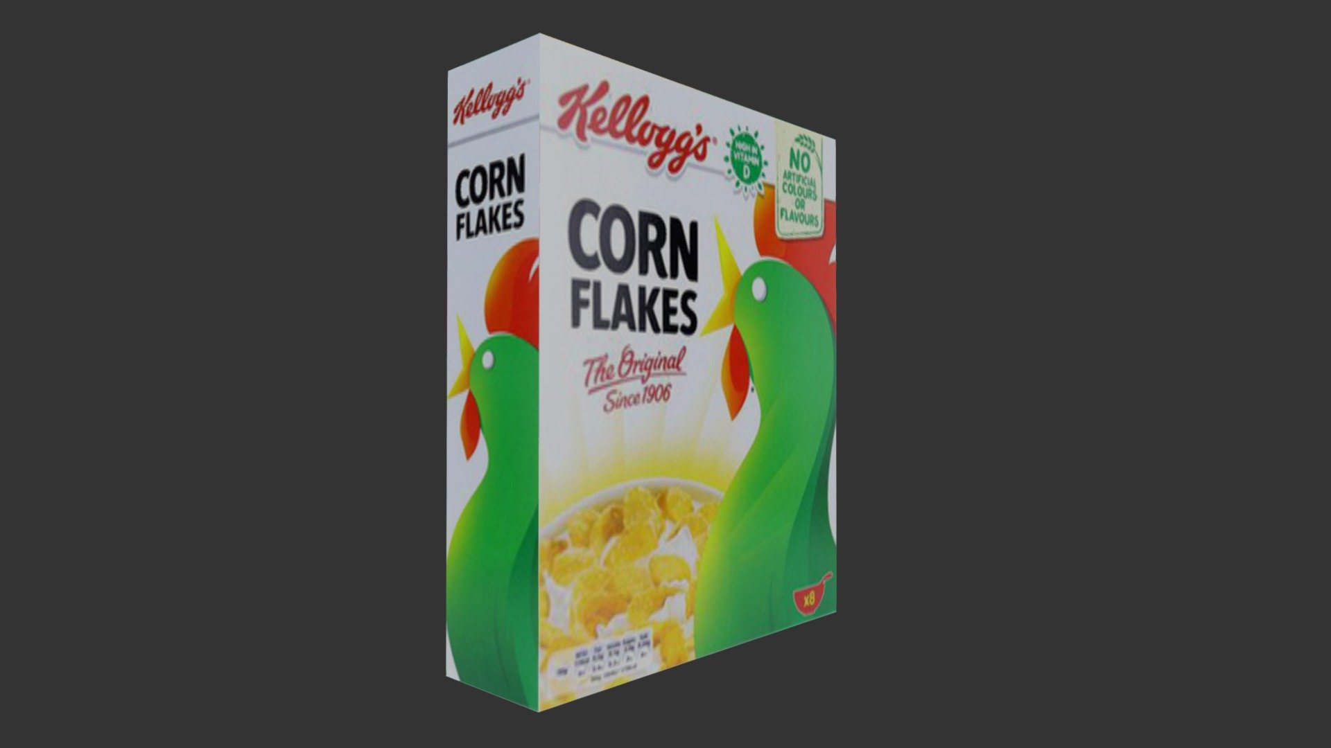 Cornflakes packet 3d model