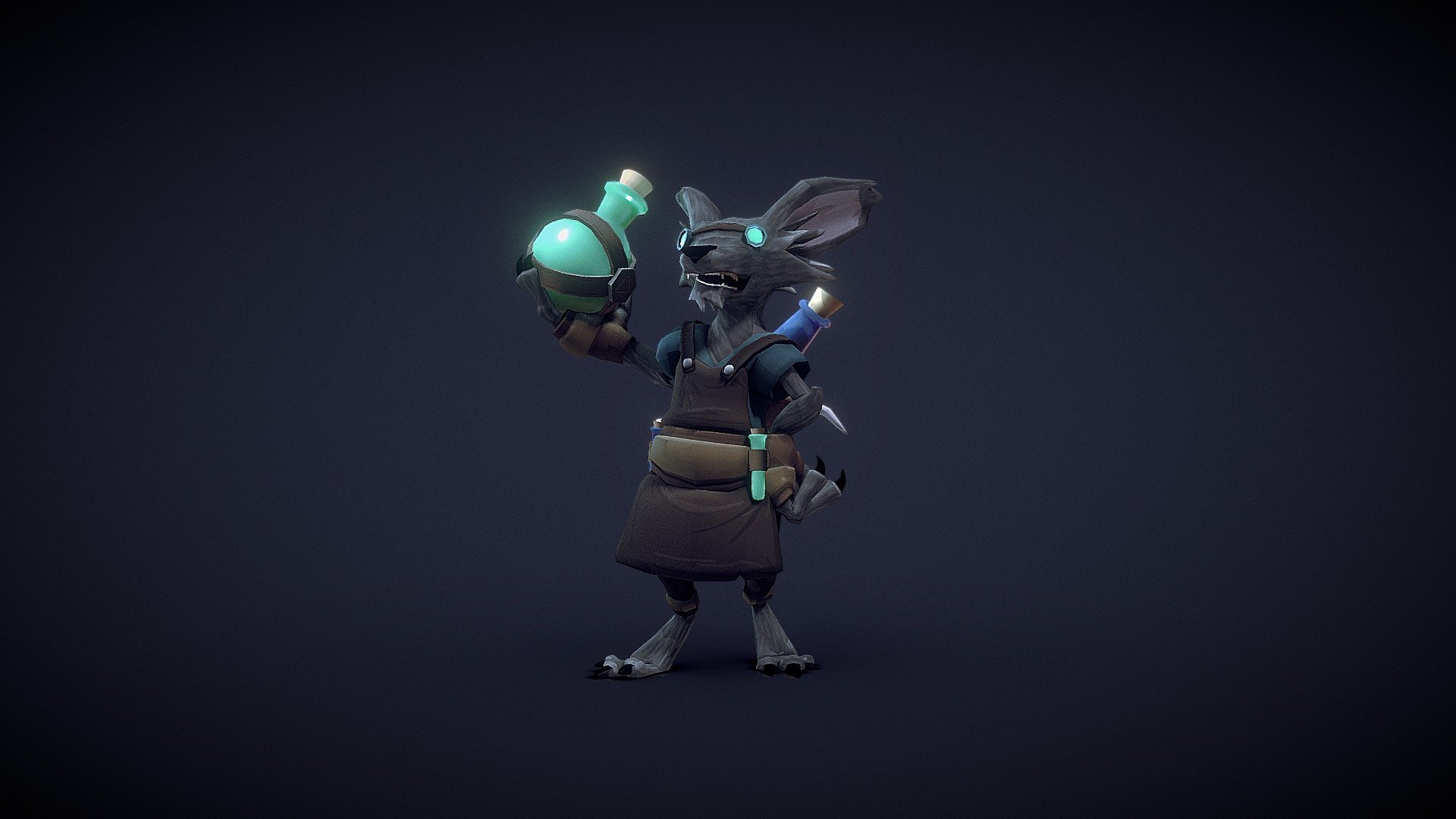 Alchemy Rat 3d model