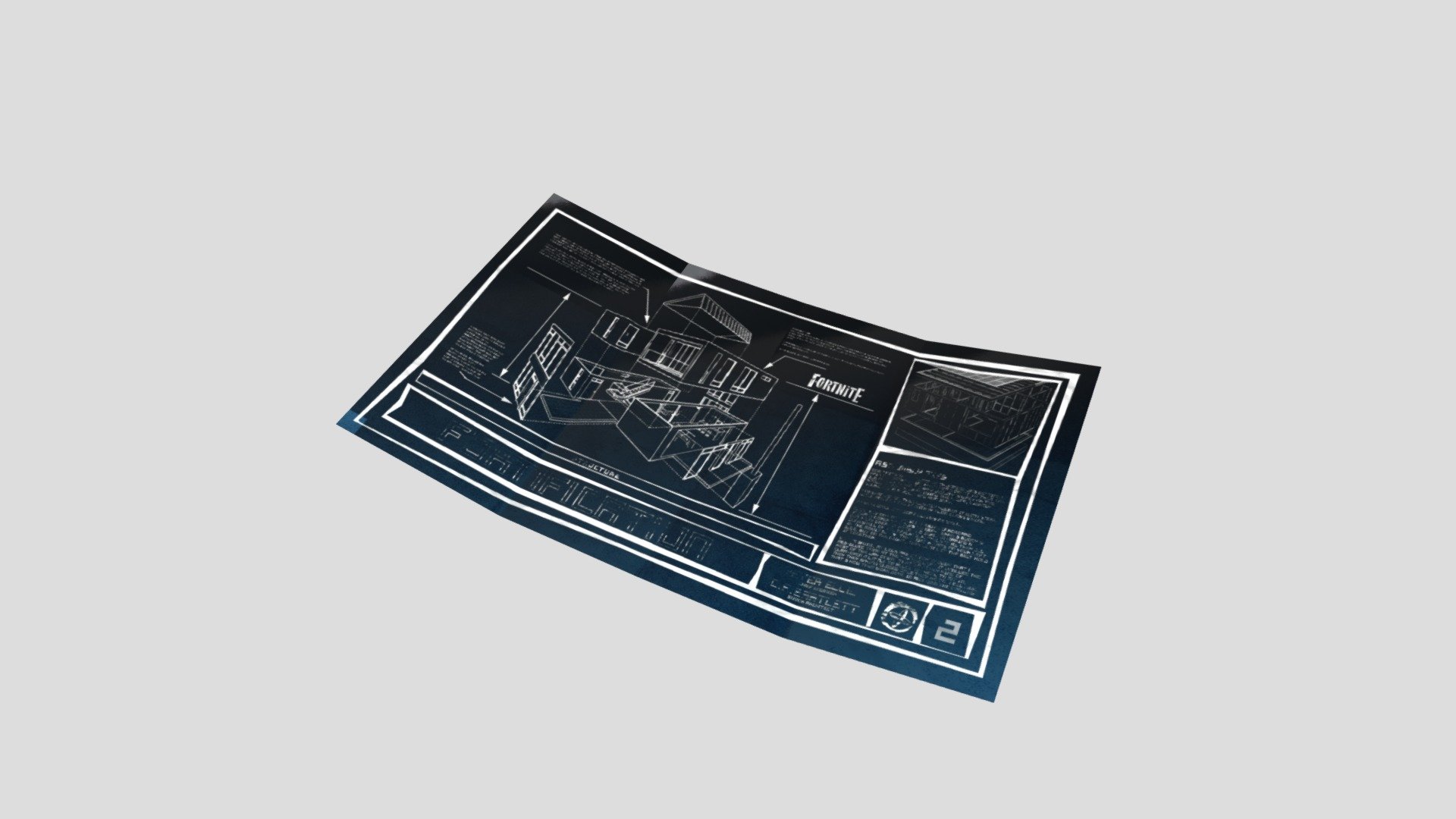 Blue Print Models 3d model