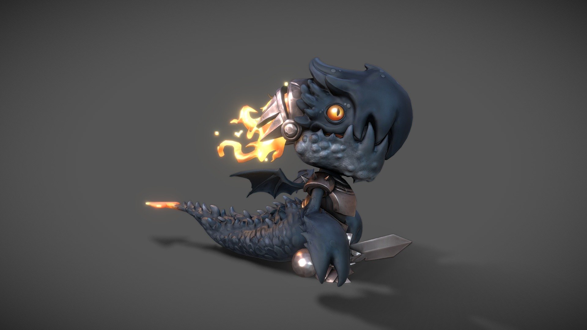 Tiny Dragon 3d model