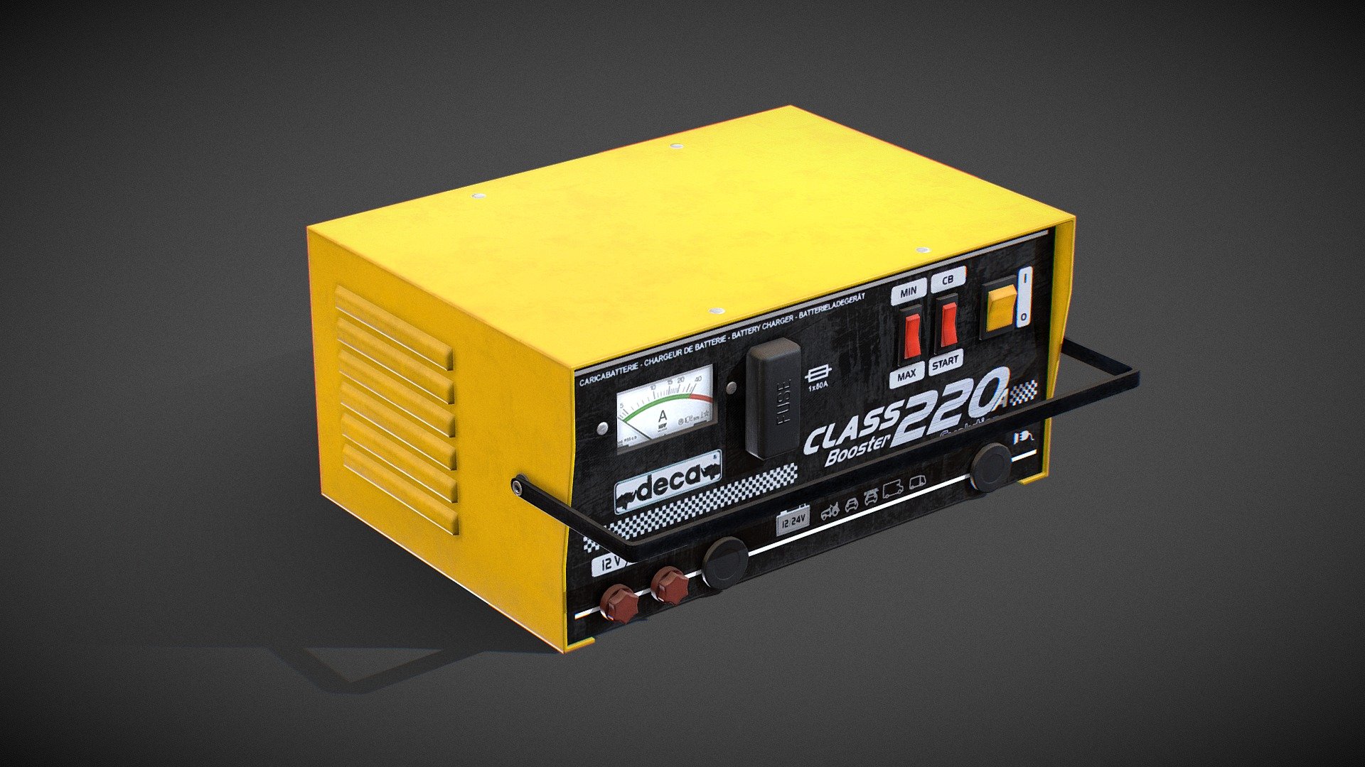 Car Battery Charger 3d model