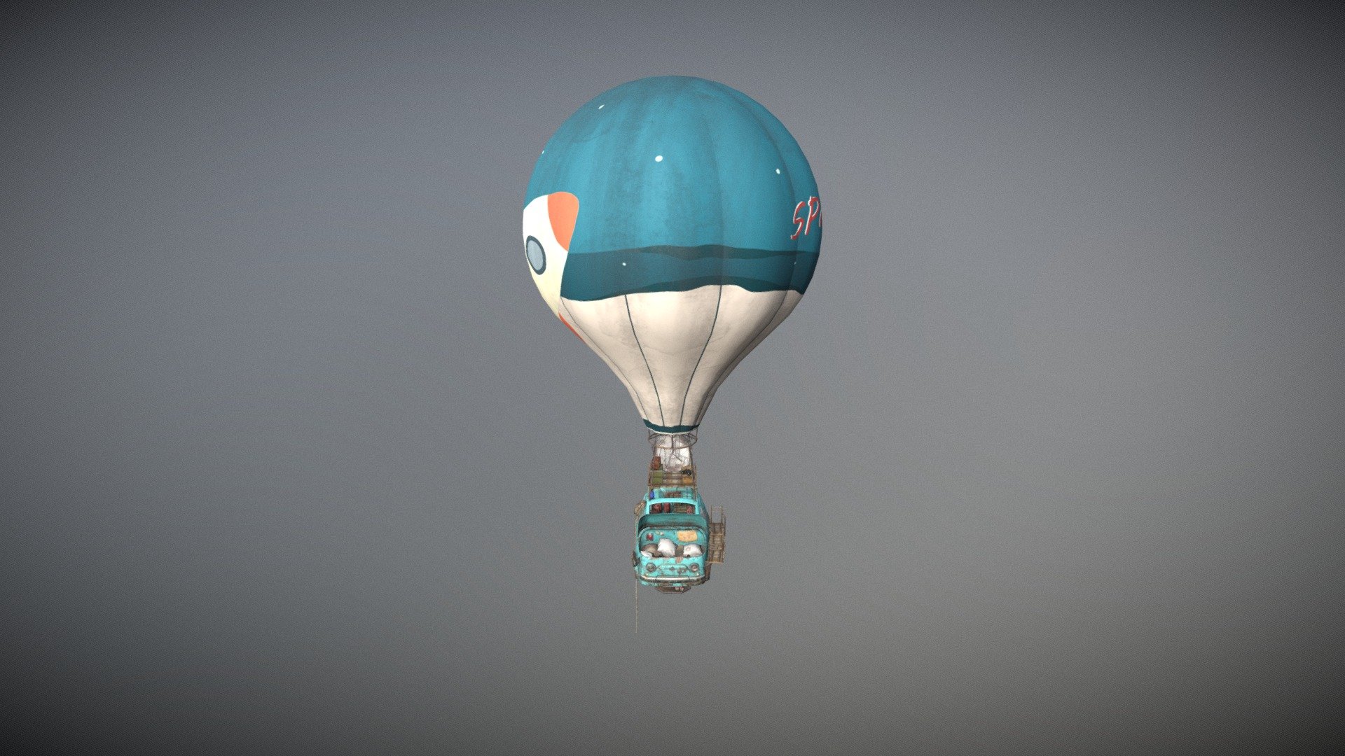 Tiny Fiat 500 3d model