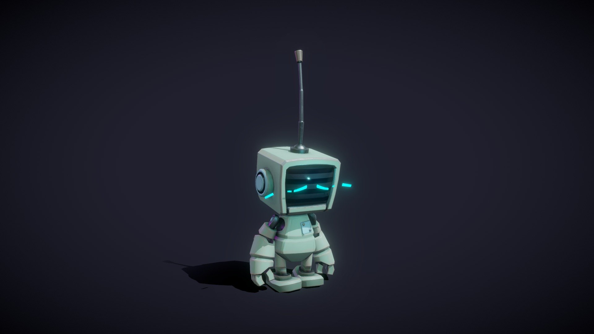 Sad Robot 3d model