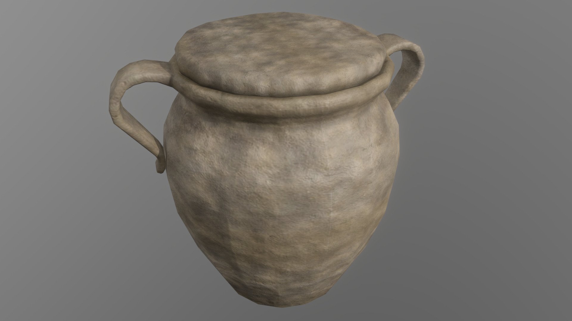 Clay Pottery 4 (Viking) 3d model