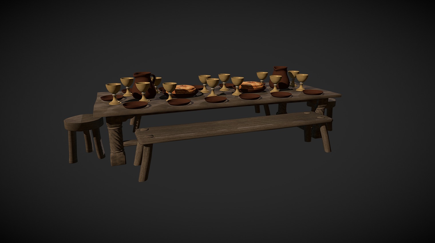 La última cena/The last supper 3d model