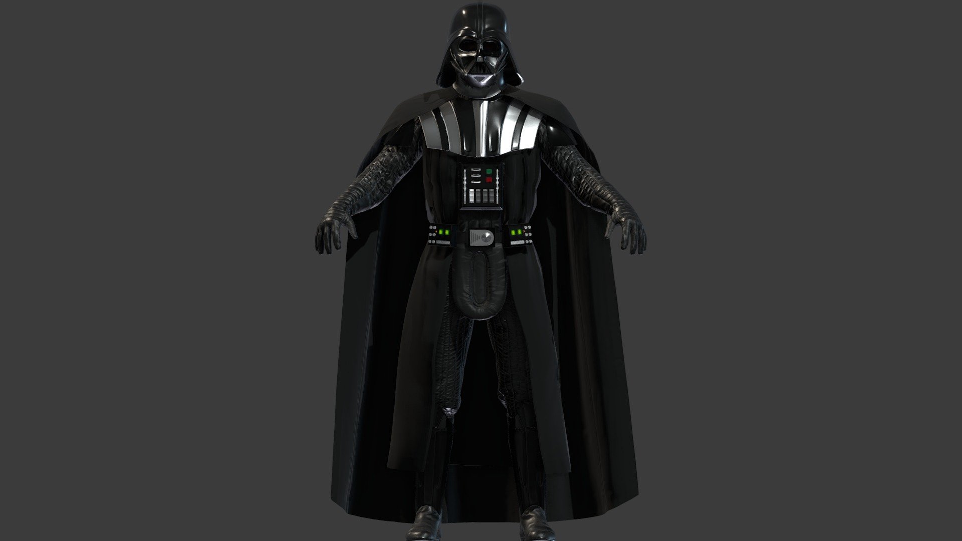 Improved Darth Vader 3d model