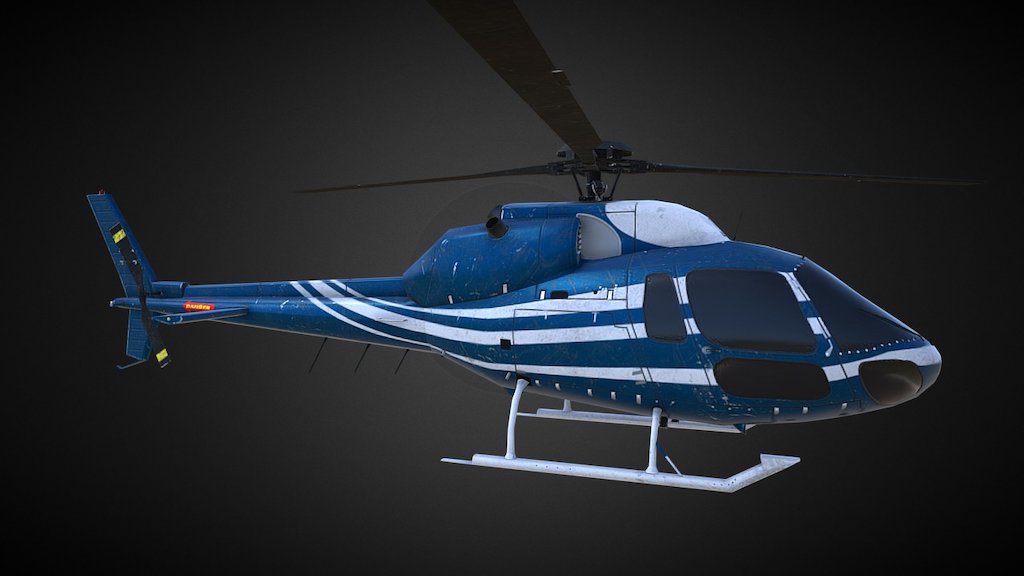 Helicopter 3d model