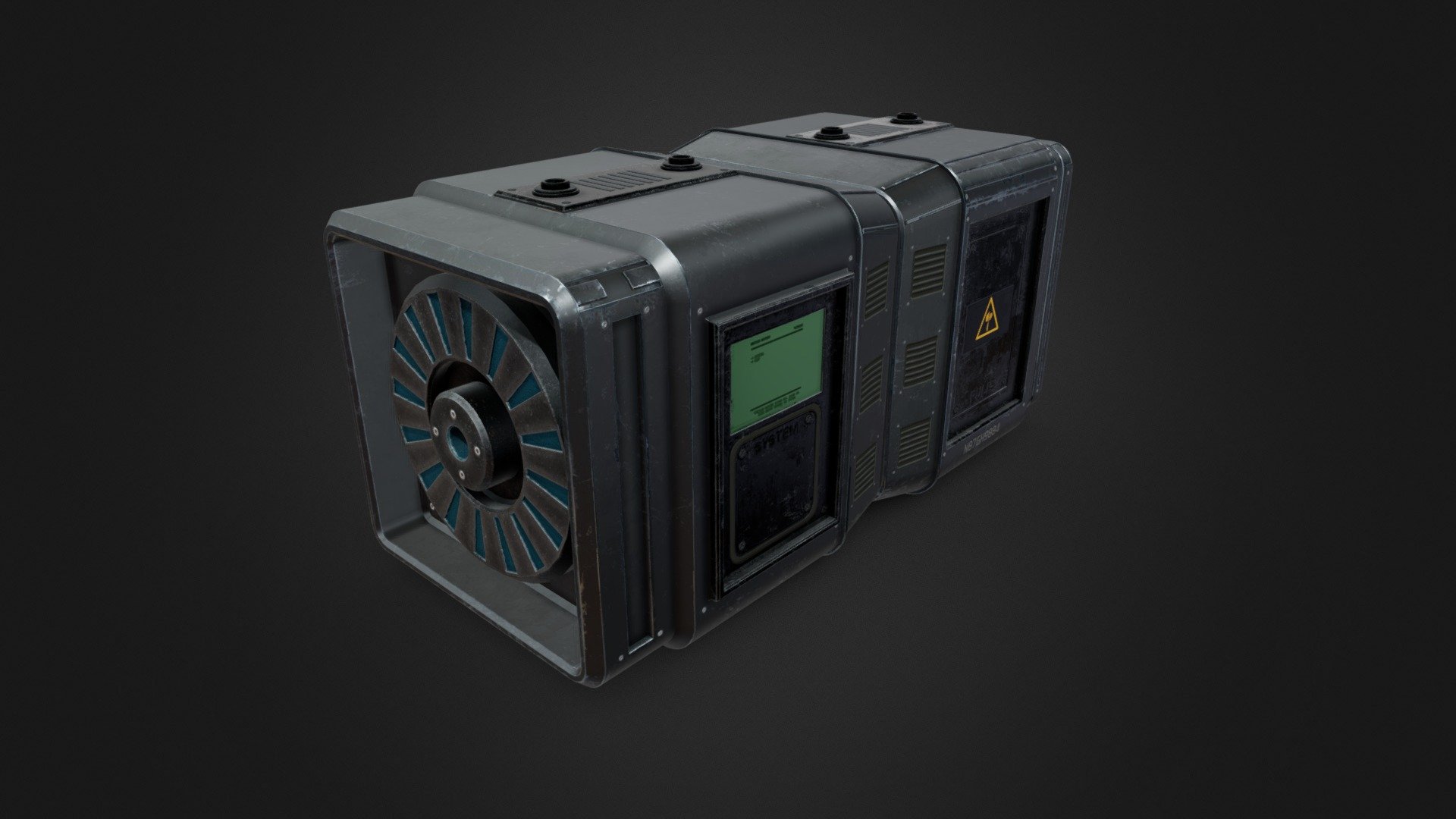 SciFi Battery 3d model