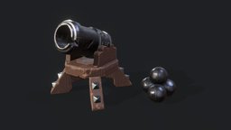 Stylized Cannon