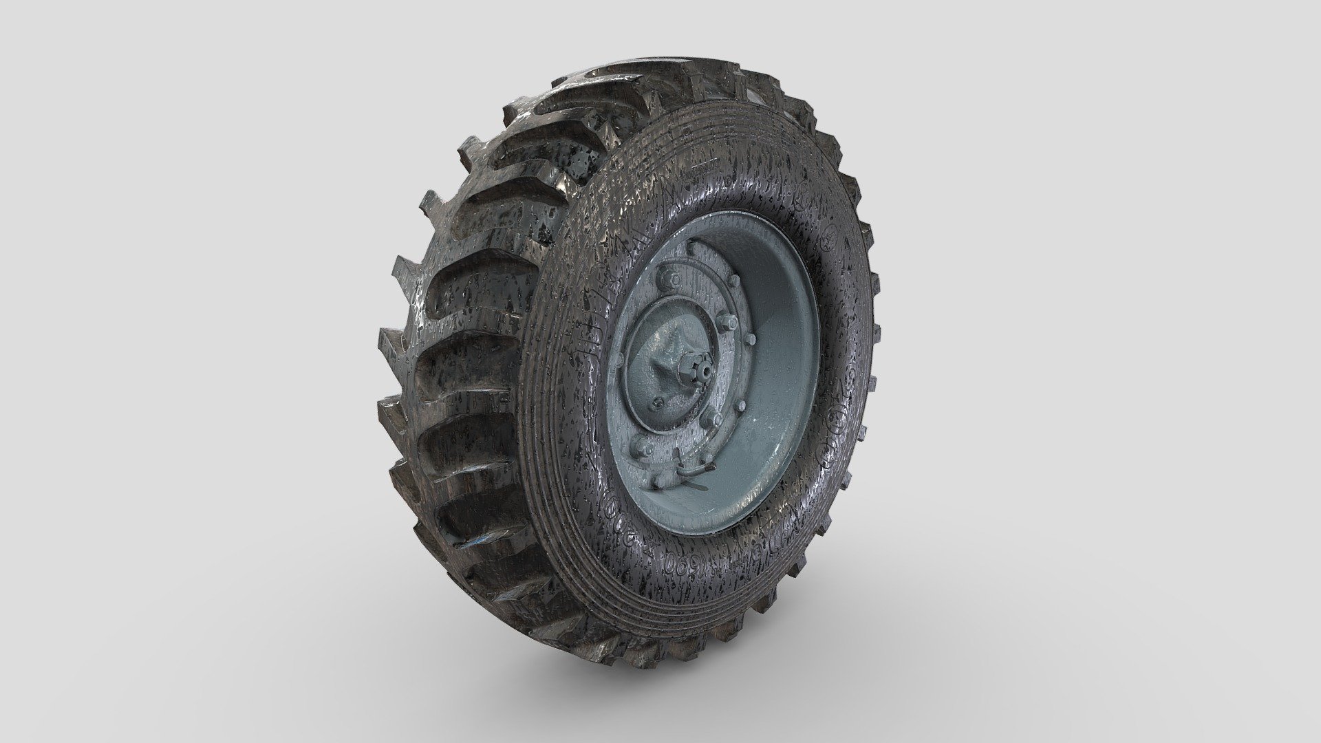 3d model-Schwimmwagen Wheel_Anthrazitgrau. 3d model