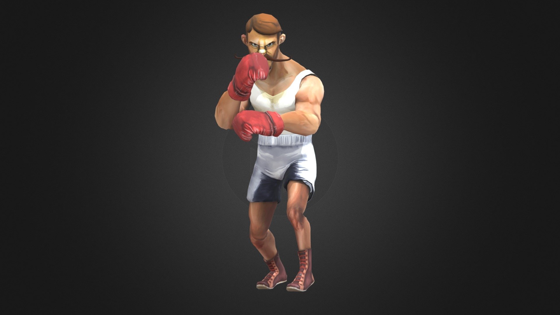 Irish Boxer 3d model