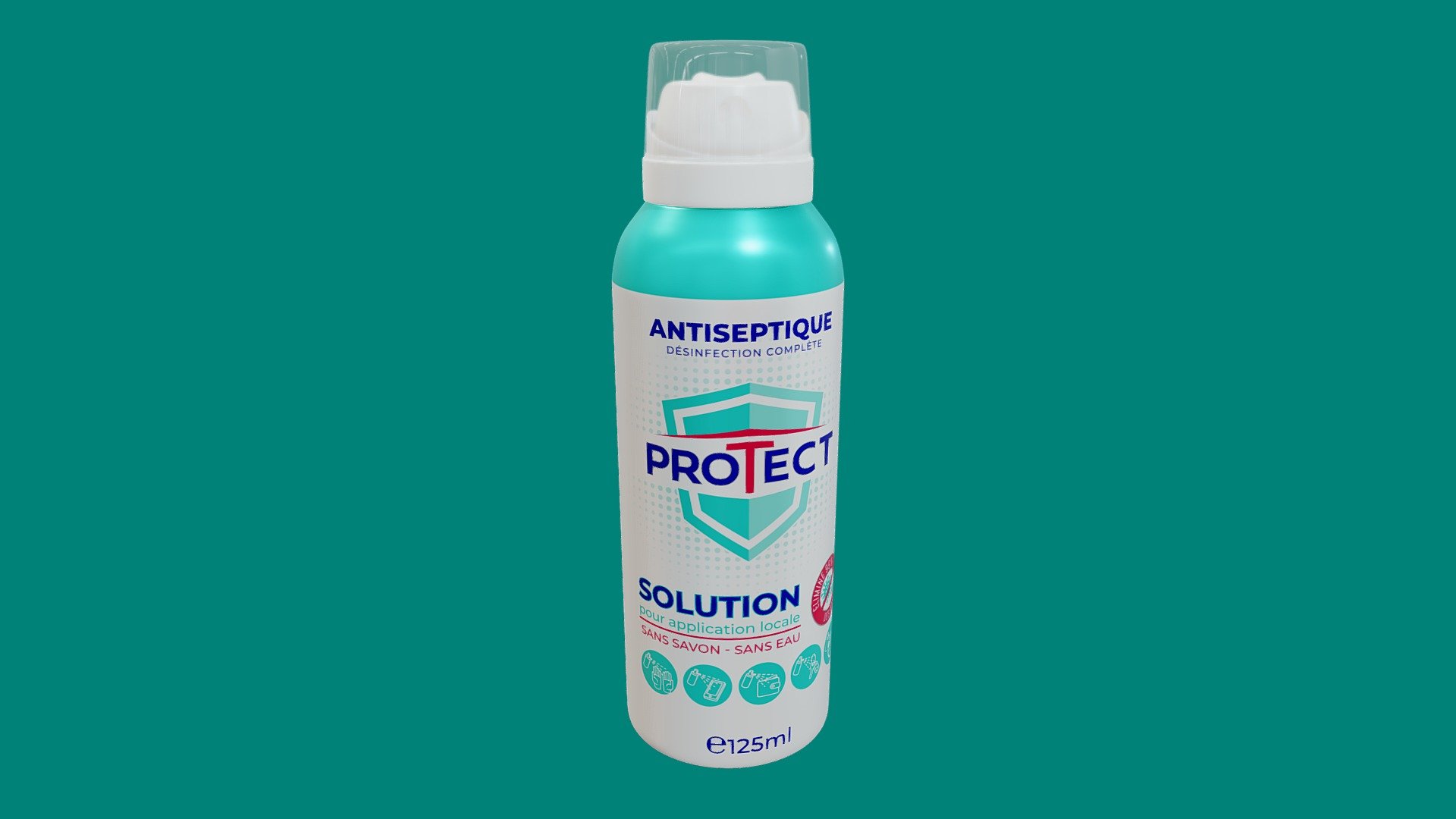 Antiseptic Spray 3d model