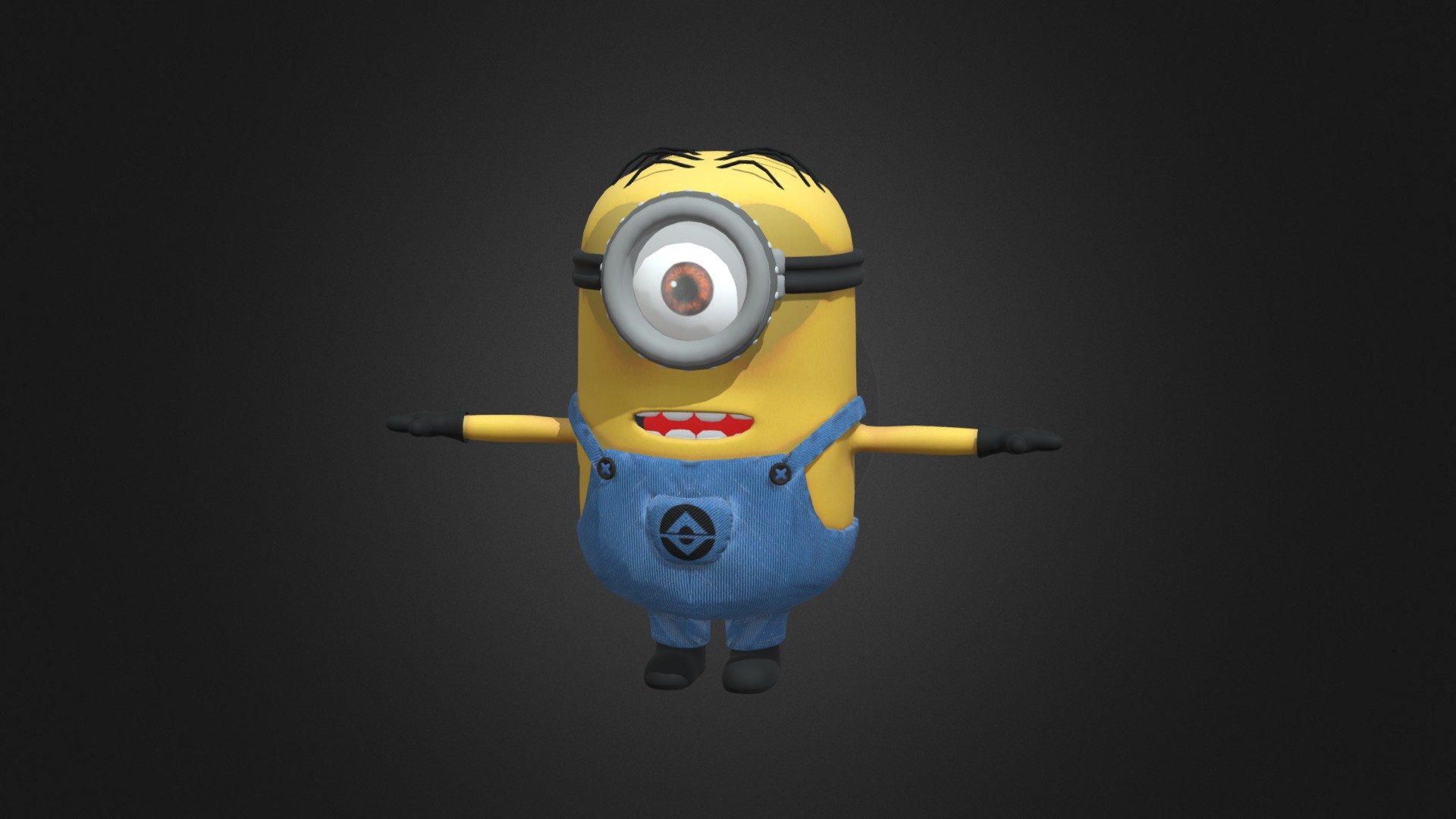 Minion One Eye 3d model