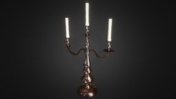 Table Chandelier 3D Model