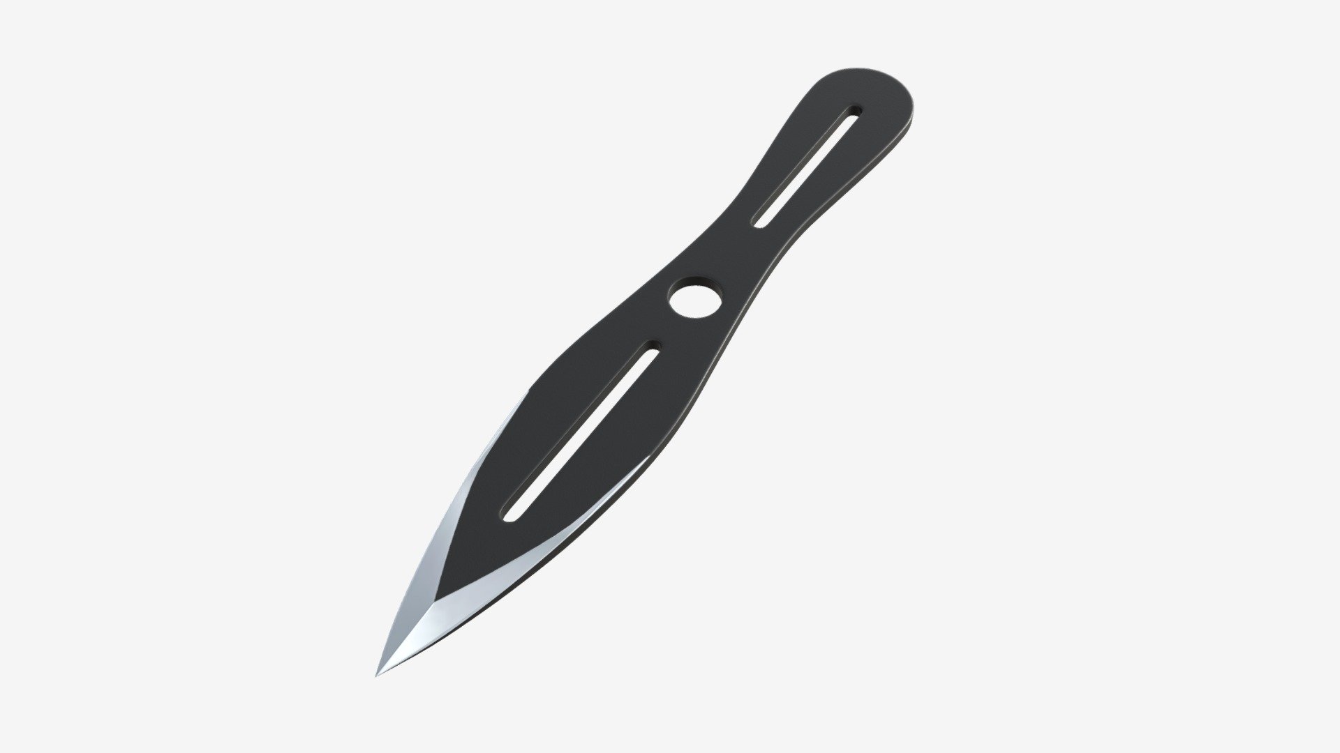 Throwing knife 09 3d model