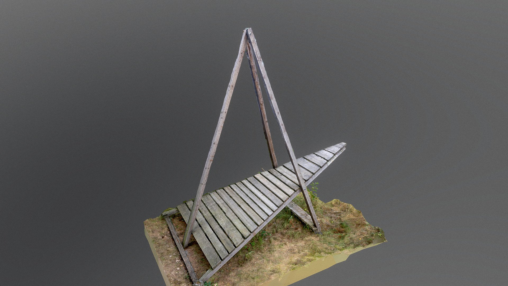 Friedrich lookout tower platform 3d model