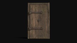 Old wooden door