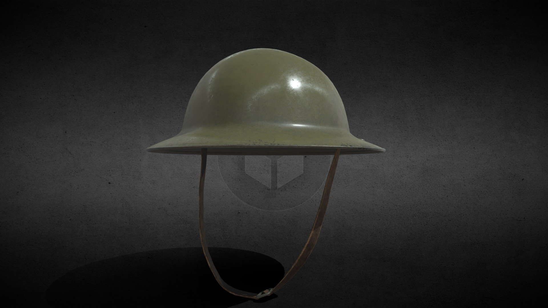 British Brodie mk 1 helmet 3d model