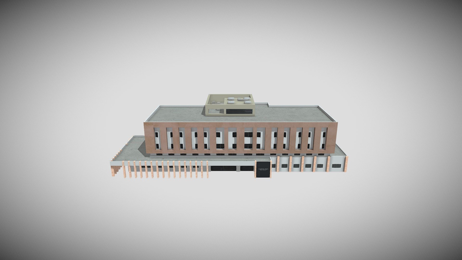 National Pediatric Hospital 3d model