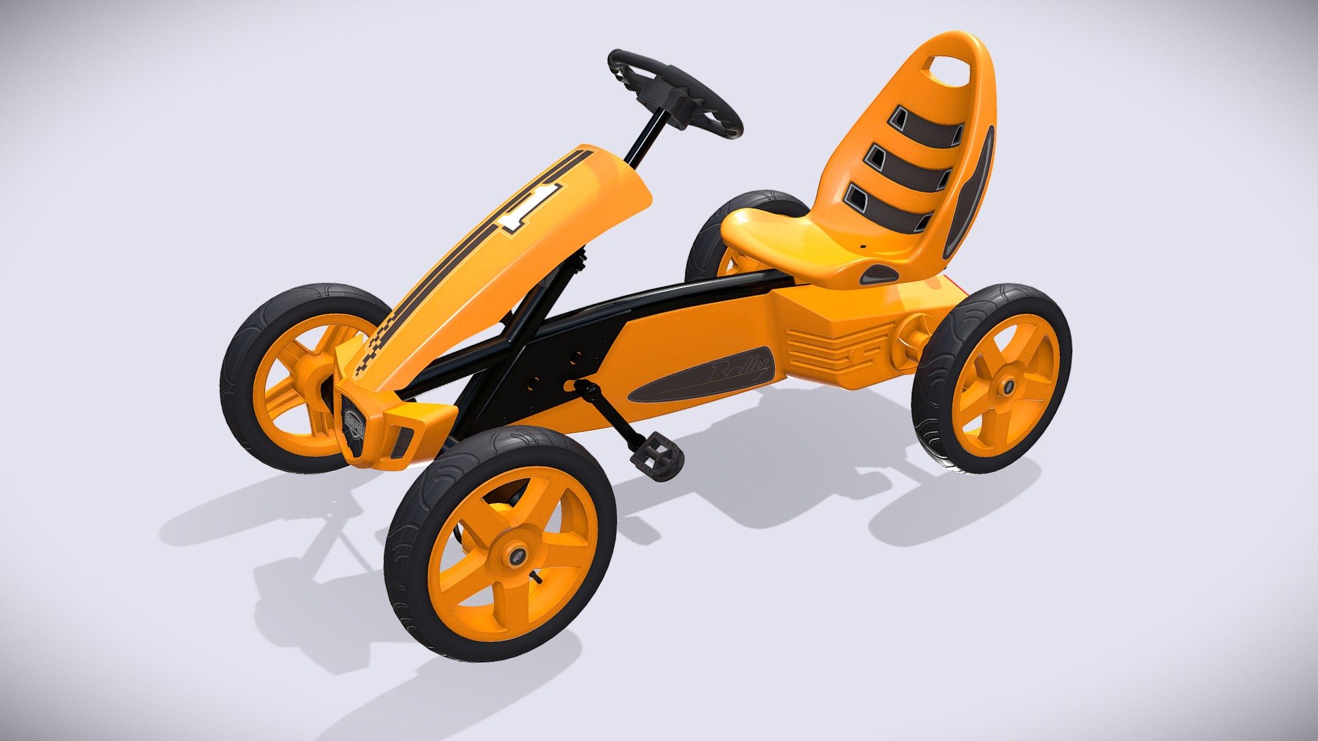 BERG Rally Pearl pedal go-kart 3d model