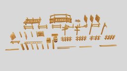 Modular Wooden Prop Pack