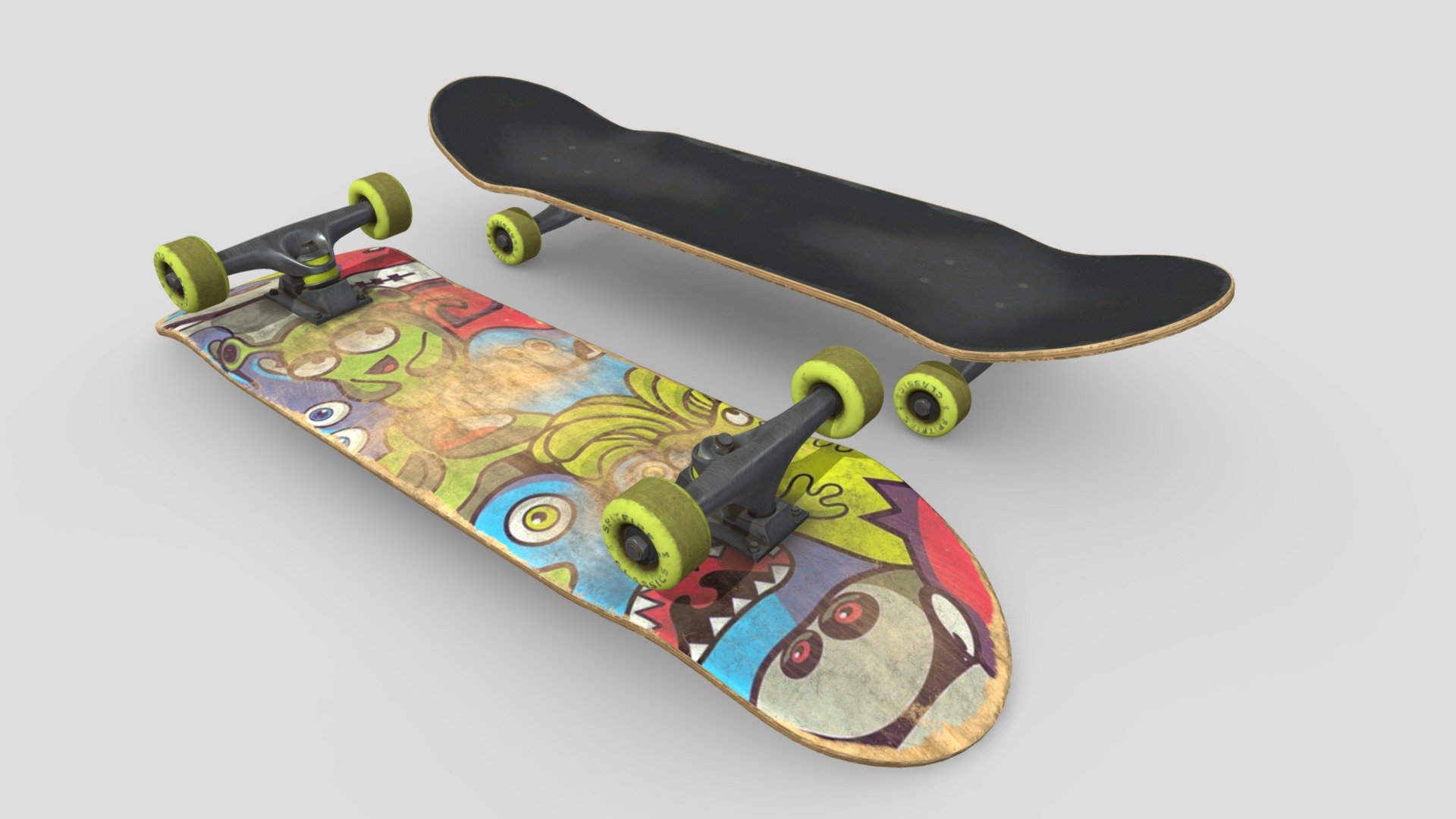 Skateboard 3d model