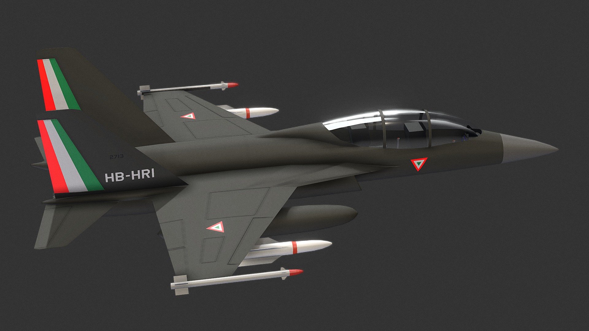 Advanced trainer 3d model