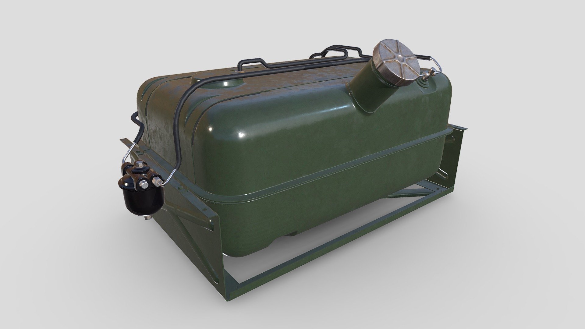 3D Model ZIL-157 Fuel tank_New. 3d model